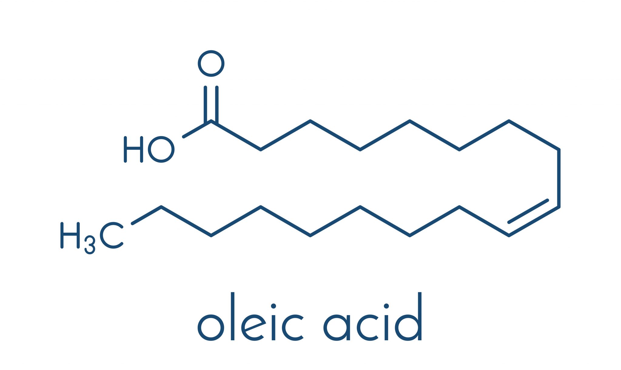 2 олеиновая кислота. Скелетная формула олеиновой кислоты. Олеиновая кислота структурная формула. Оле новая кислота формула. Олеиновая кислота формула структура.