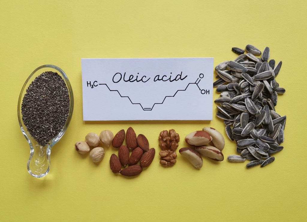 Oleic acid which is being studied for its hair benefits can be found in lean foods, like tree nuts such as almonds