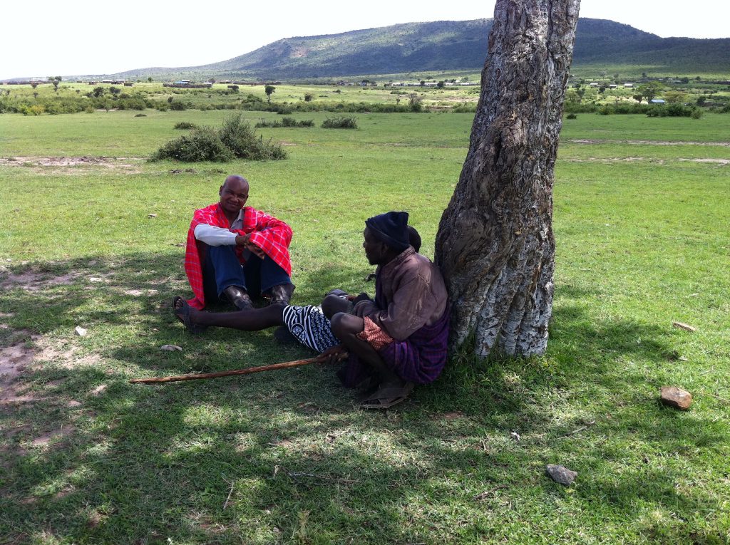 Medicine man Sangoma Masai Mara in Kenya