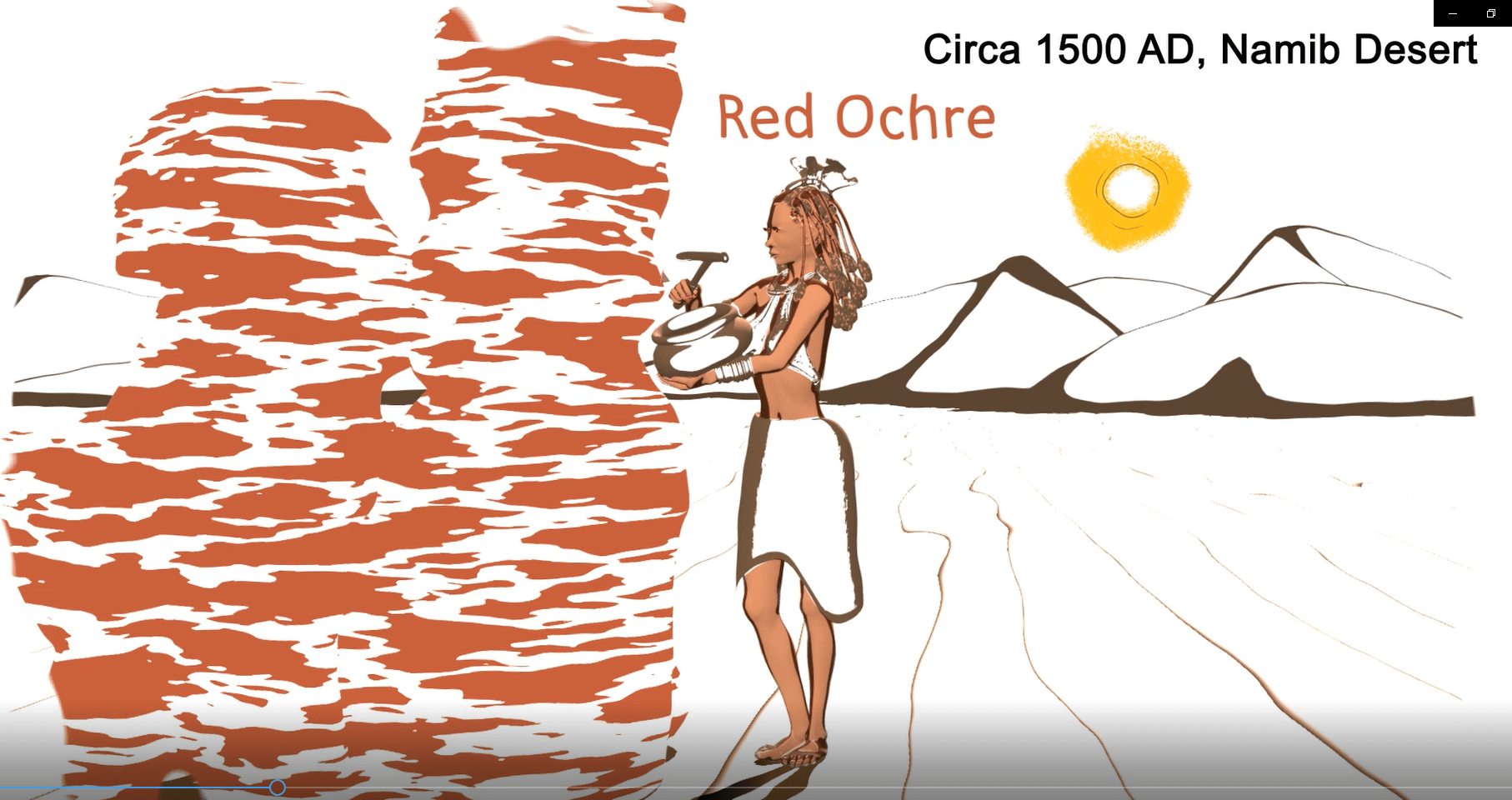 How the Himba Used the Sun Protective Power of the Red Ochre to Survive the Harsh Namib Sun