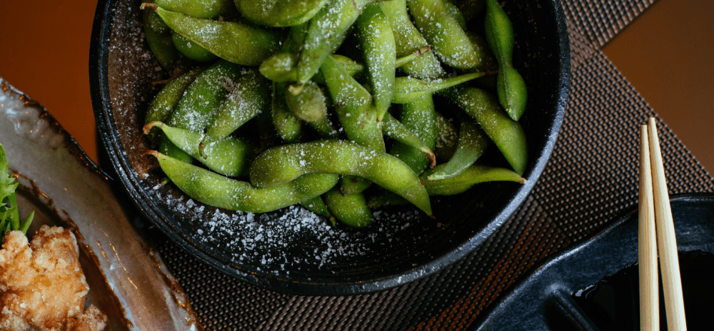 Soy beans contain unique isoflavones which may benefit our hair and other health areas. 