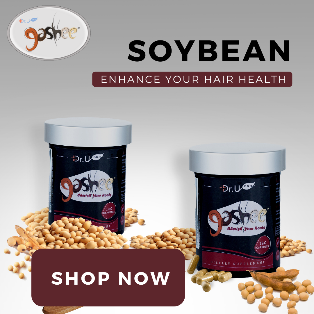 Soybean is an ingredient found in Gashee Hair Supplement.