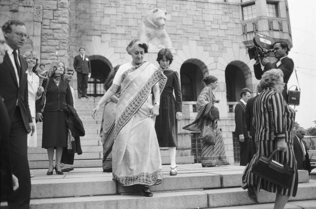 Indira Ghandi was the first female Prime Minister to hold office in India - CC 4.0