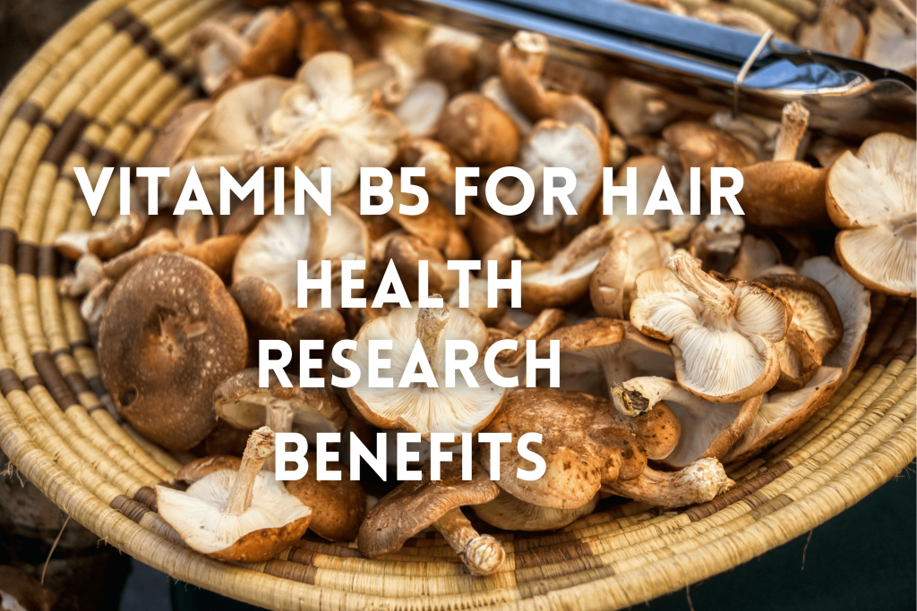 Vitamin B5, found abundantly in shiitake mushrooms, can be a great addition to hair health and hair growth.