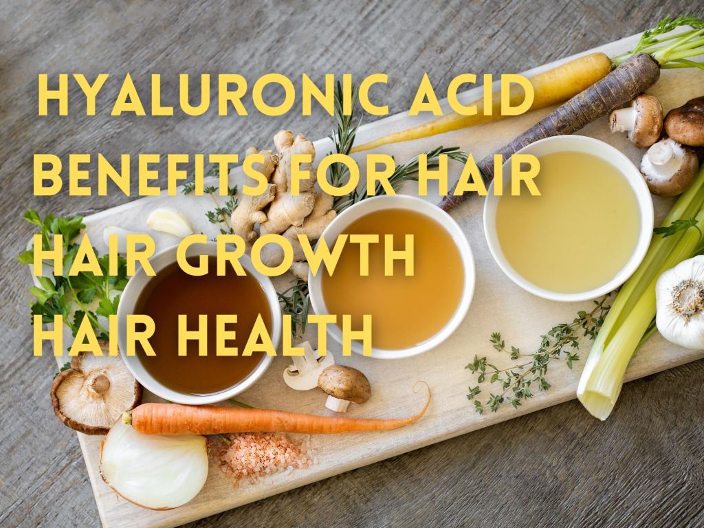 Bone broth is a great source of hyaluronic acid, which can possibly help hair growth and hair health.